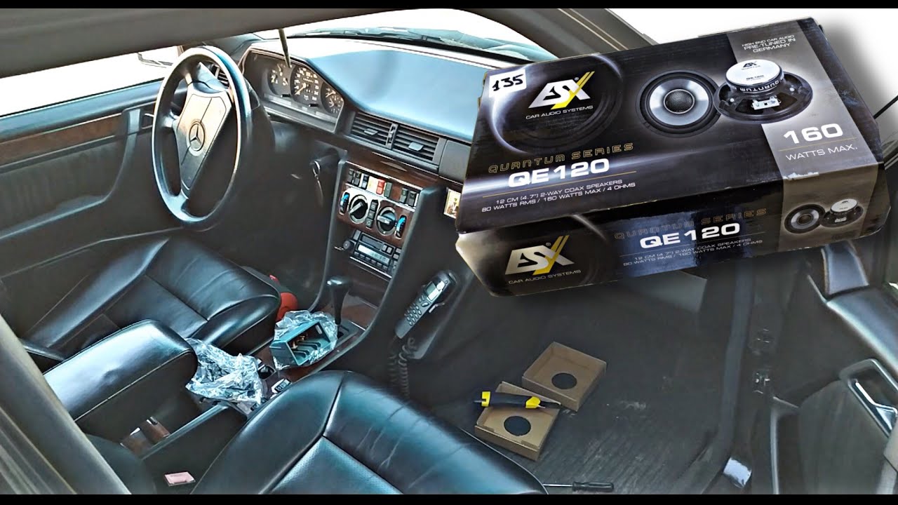 Купил EXCLUSIVE штатные колонки в свой Мерседес w124