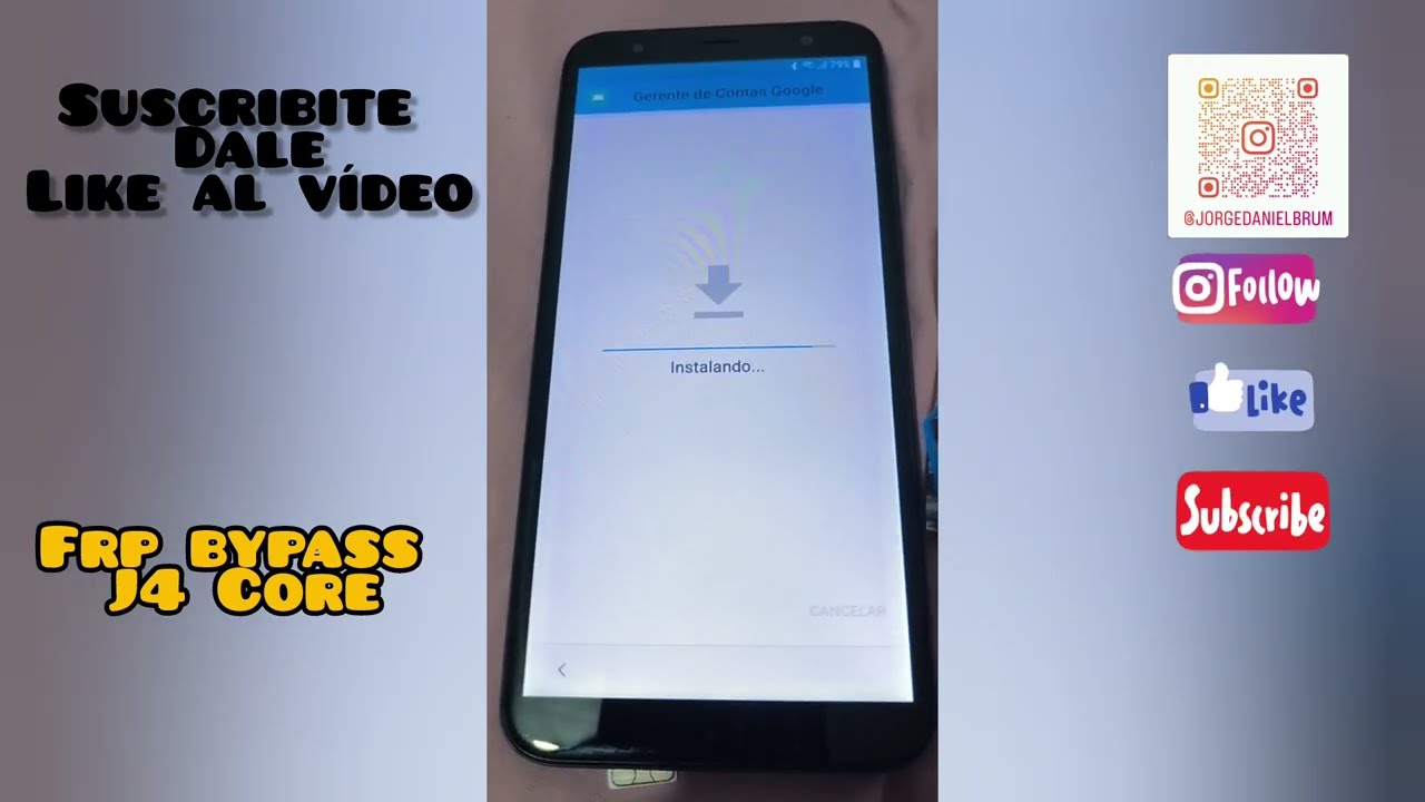 Como eliminar cuenta Google Samsung J4 Core sin PC 2025