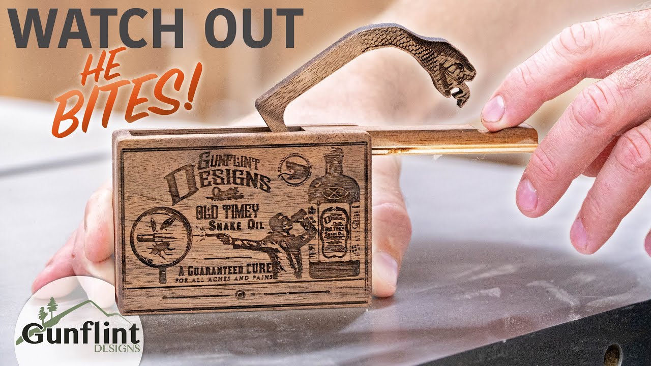 Snake In A Box Toy || Woodworking Project