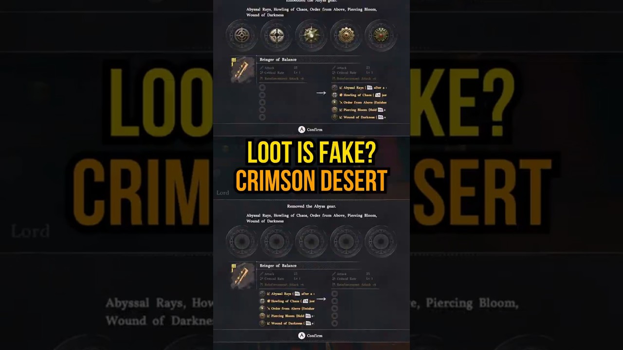 Crimson Desert Loot Makes NO SENSE #crimsondesert #gaming #crimsondesertgame