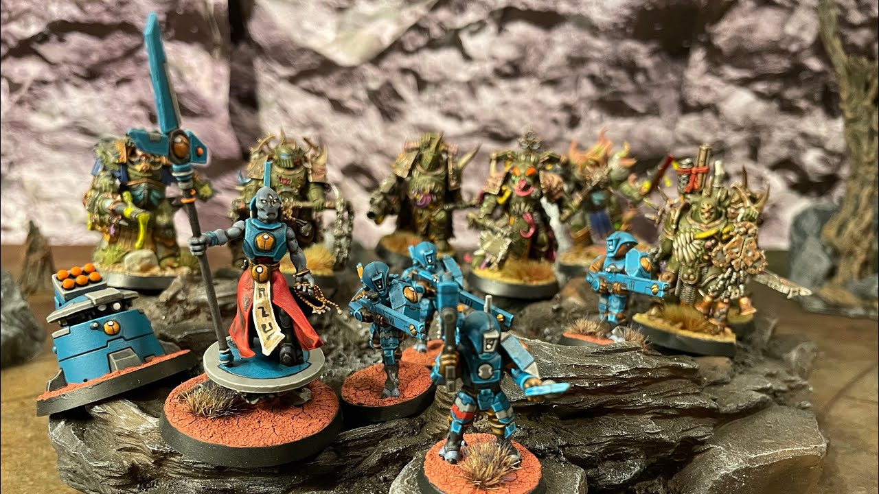 Grimdark Future - DAO Union vs Plague Disciples (1100 Points) S2E13