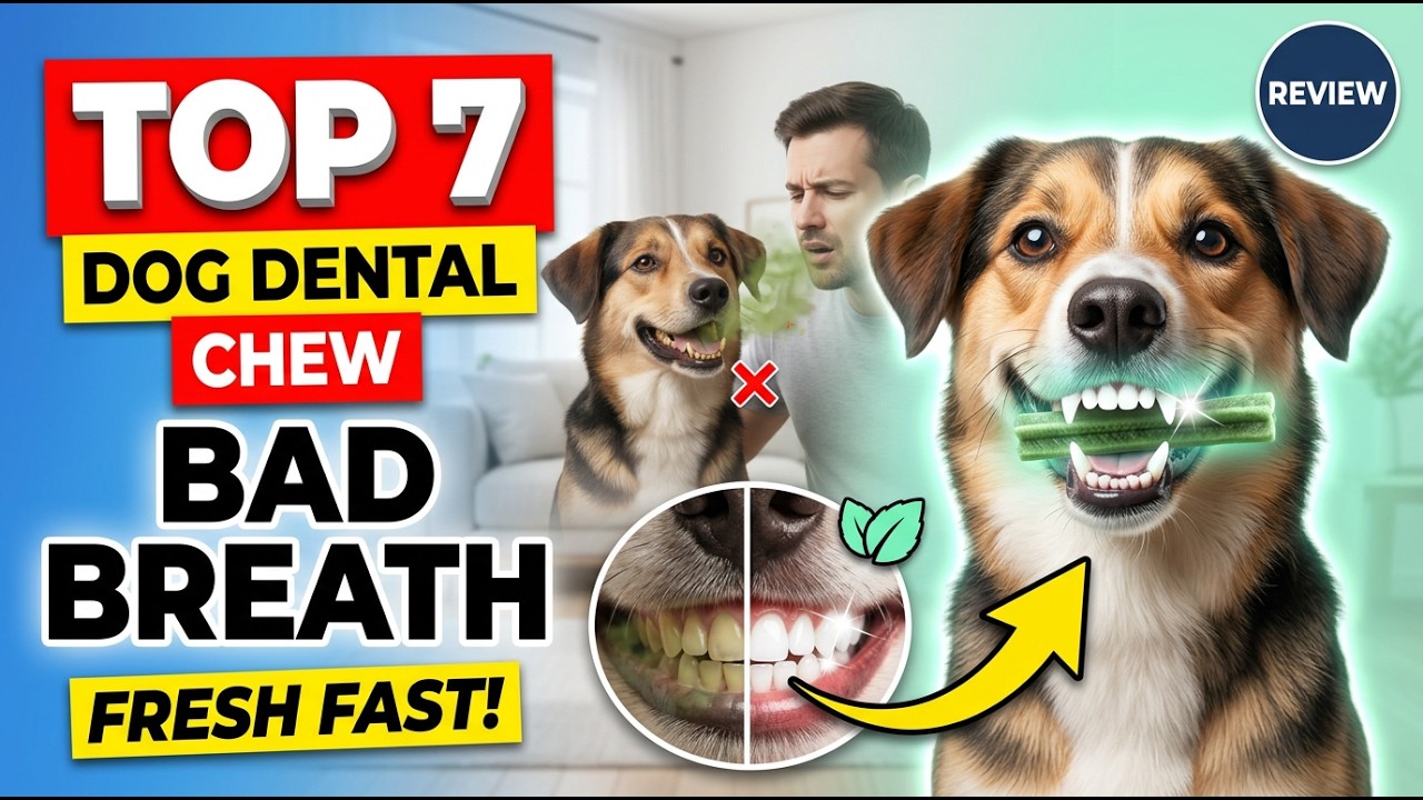 Top 7 best dog dental chew for bad breath review (Surprising) fresh breath fast 2026 update
