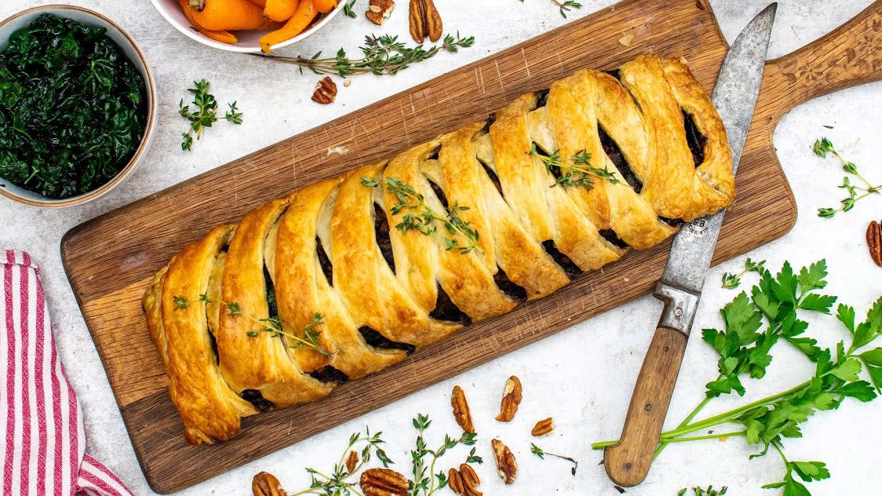 Fall-Forward Vegan Mushroom Wellington Recipe