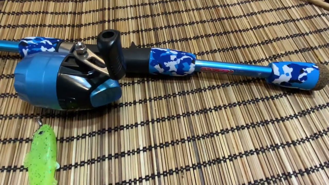 Oddspro telescoping fishing rod for kids. How to fix the spinning reel.