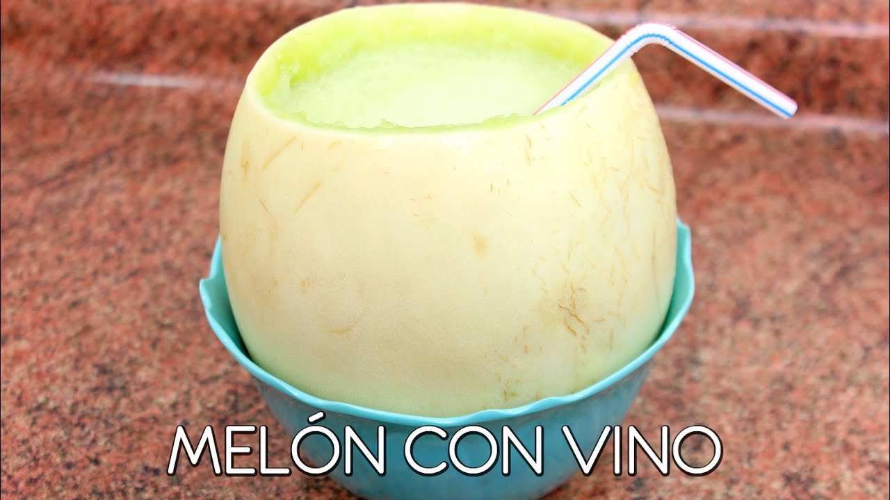 Melón con vino (MELVIN)... heladito, fresquito, ¡ideal para la temporada! 🌞 - Come como príncipe