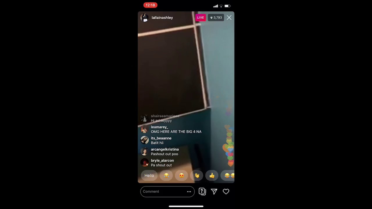 ASHLEY IG LIVE Hits almost 5k viewers !!!! Ashley hinahanap si Tan