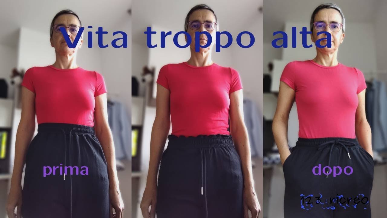 Vita Troppo Alta dei pantaloni