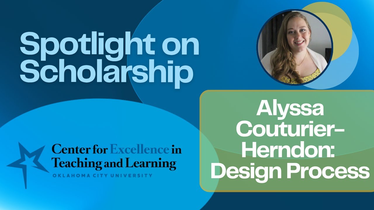 Spotlight on Scholarship: Alyssa Couturier-Herndon on the Design Process