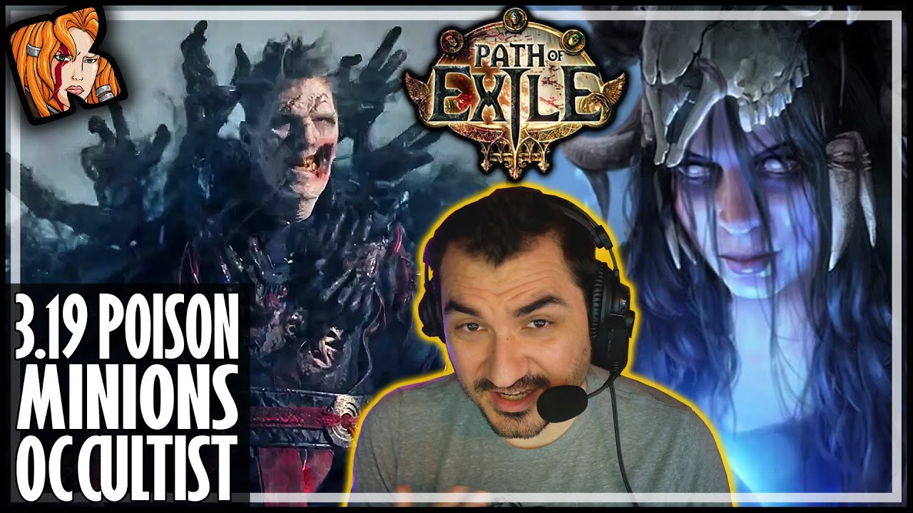 KRIPP’S 3.19 POISON MINIONS OCCULTIST BUILD! - Path Of Exile
