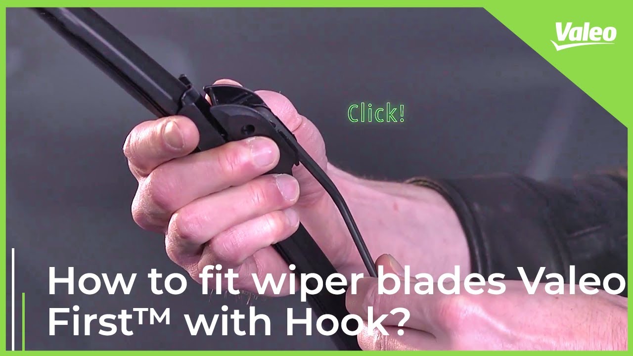 How to fit car wiper blades Valeo First™ with Hook? | Valeo Service