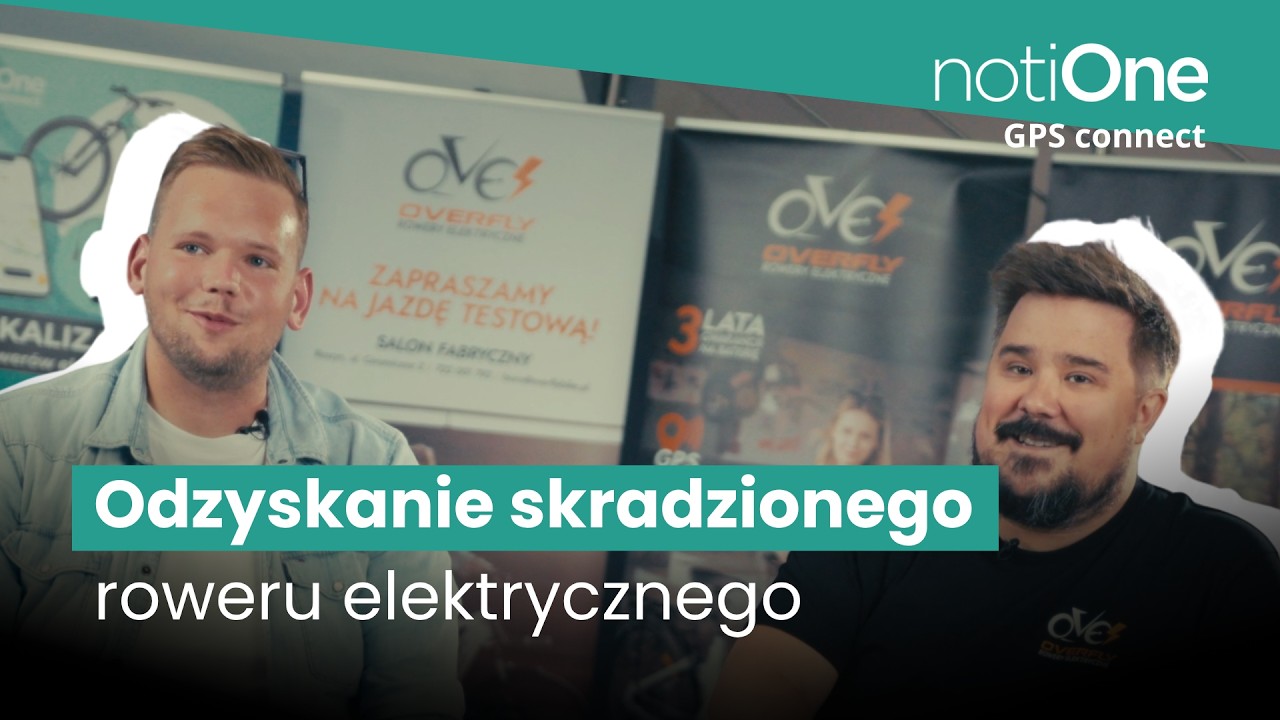 Case study - odzyskanie skradzionego roweru elektrycznego, dzięki notiOne GPS connect!