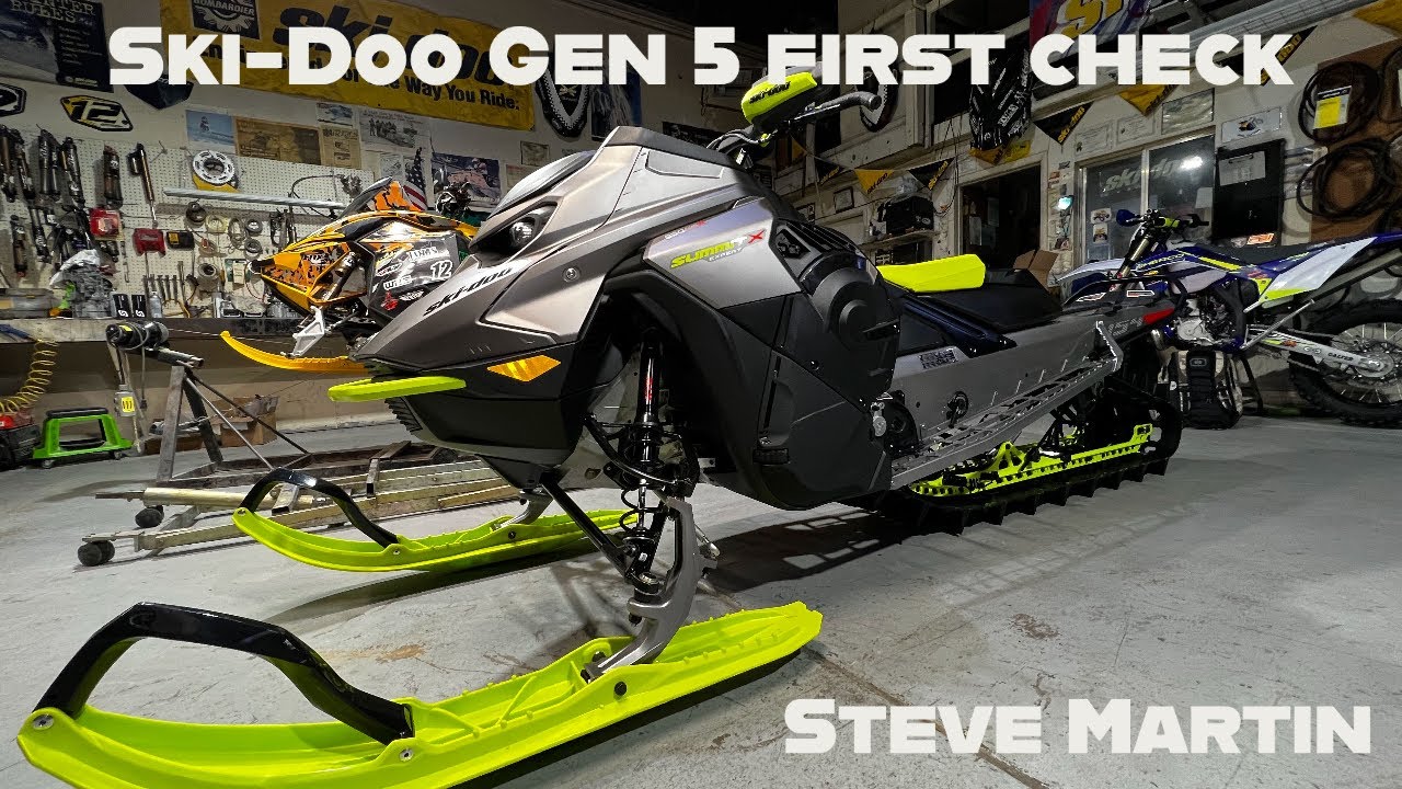 Ski-Doo Gen 5 first check, track tension, chain tension, belt deflection and more