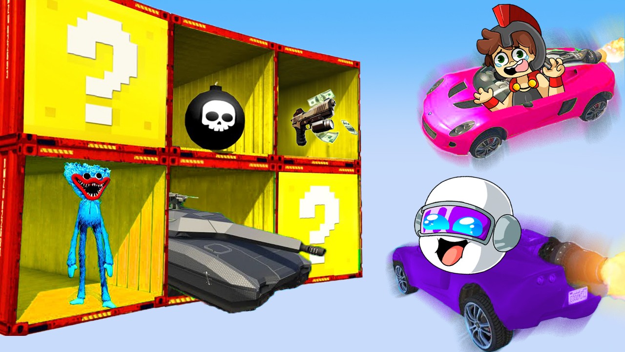 LAS CAJAS MISTERIOSAS en GTA 5 😱 &iquest;QU&Eacute; CONSEGUIR&Eacute;? 🤣 LOS COMPAS