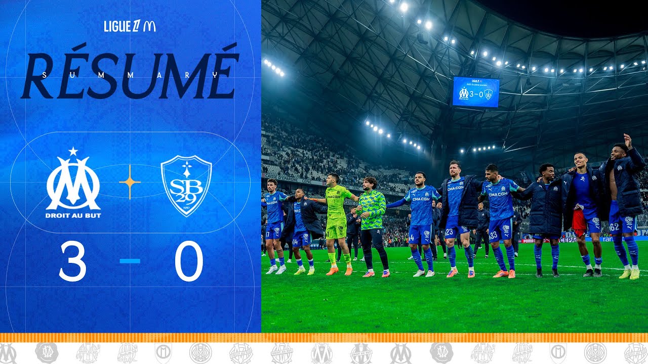 OM 3-0 Brest | Le résumé de la victoire 🔥