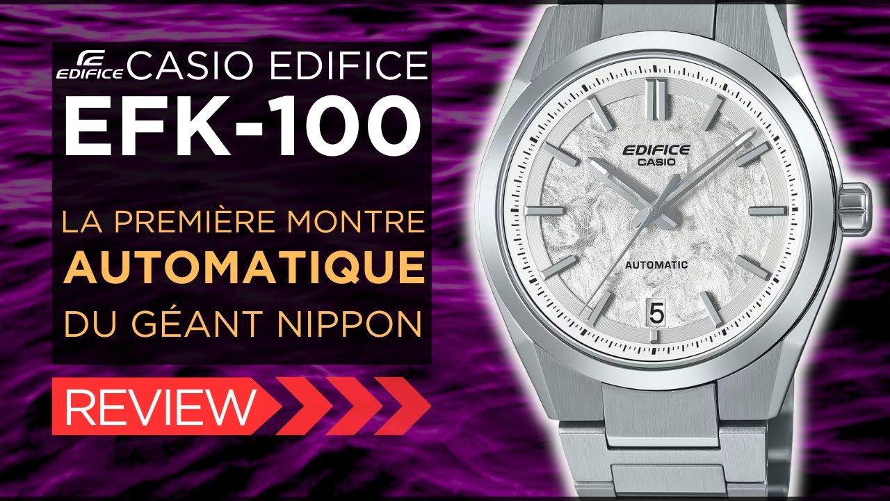 Faut-il craquer pour la 1ère MONTRE AUTOMATIQUE DE CASIO ? TEST COMPLET !