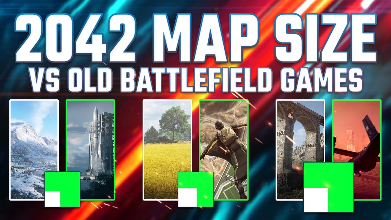 BATTLEFIELD 2042 Map Size Explained! (Battlefield 2042 Maps Vs Old Battlefield Games)