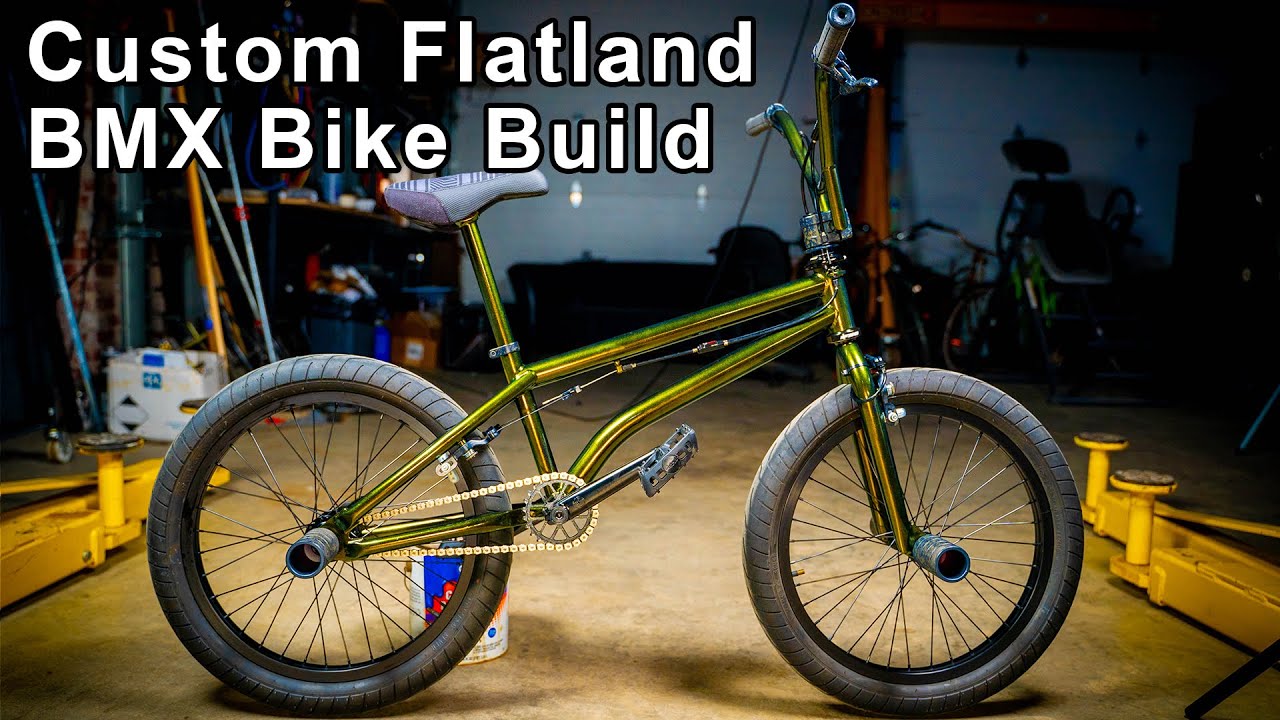 Mid School BMX Flatland Bike Build - Ares DITA Frame - Custom Powder Coat and Cerakote