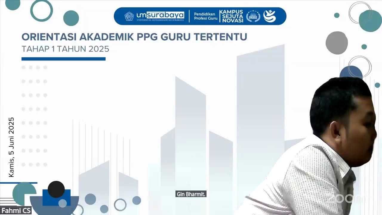 Orientasi Mahasiswa PPG Guru Tertentu Tahun 2025 tahap 1