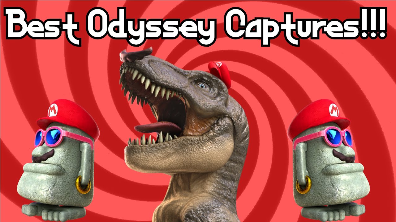 Top 5 Best Super Mario Odyssey Captures!!!