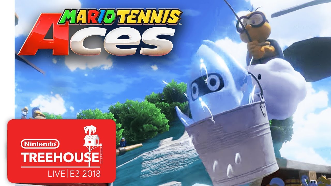 Mario Tennis Aces Gameplay Pt. 3 - Nintendo Treehouse: Live | E3 2018