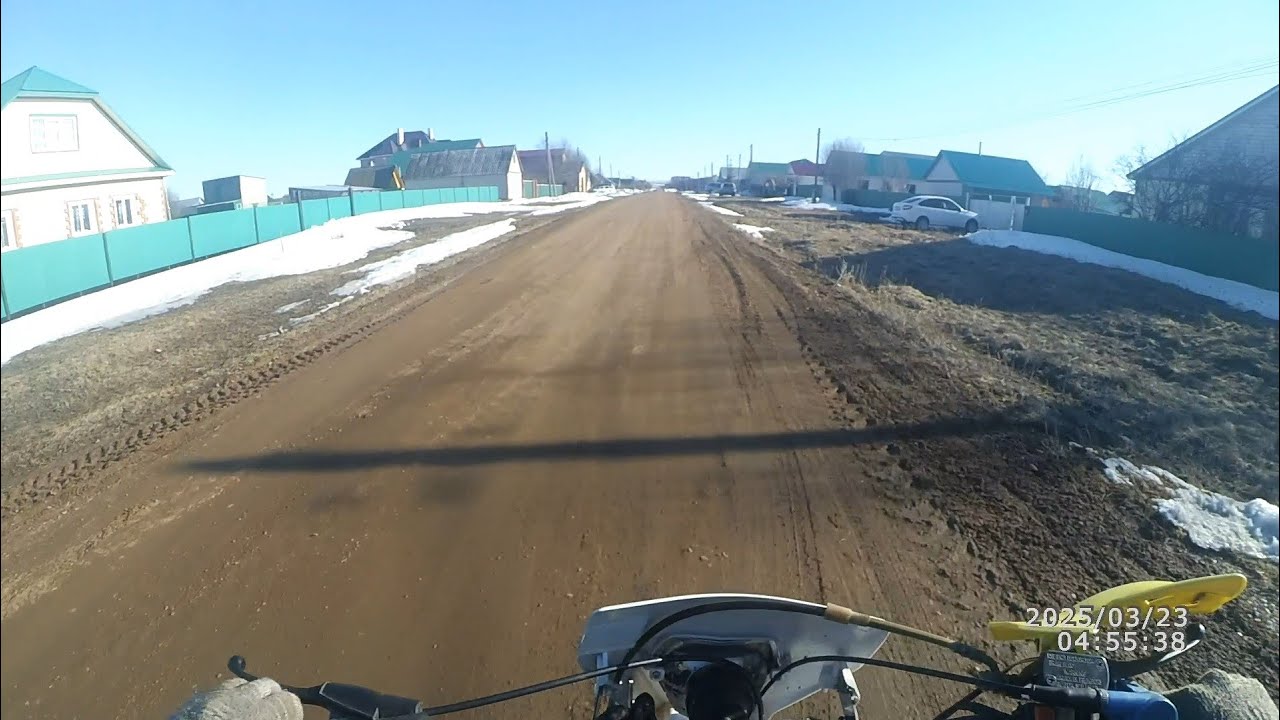 Типичная езда на питбайке тест драйв