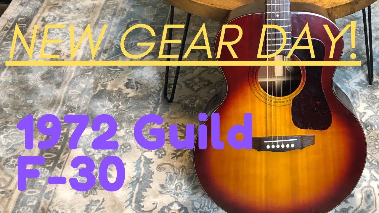New Gear Day! | Unboxing and Sound Checking a 1972 Guild F-30