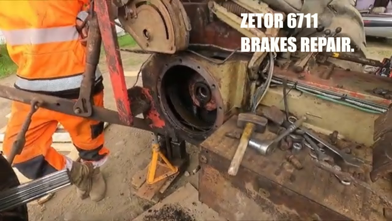 ZETOR BRAKES REPAIR! Cylinders Replaced 🔧⚙️ #zetor #restoration