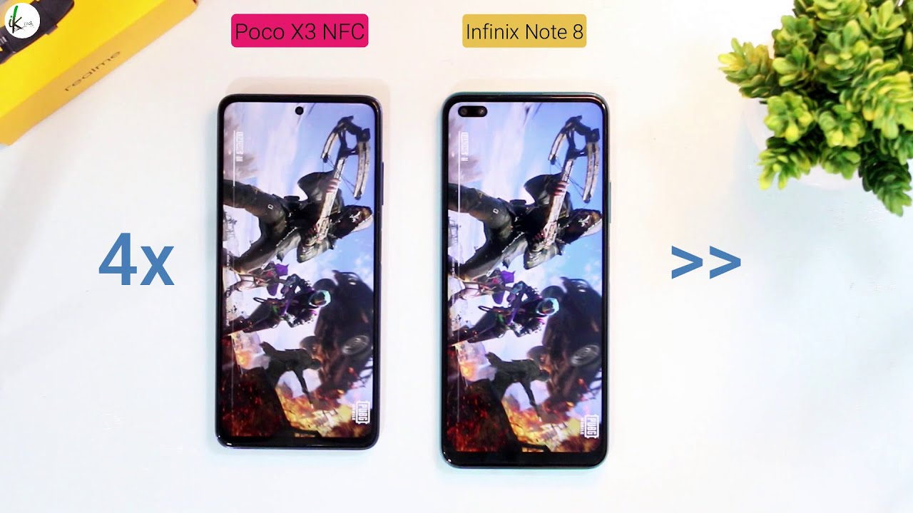 Infinix Note 8 Vs Poco X3 NFC Speed Test 🔥🔥