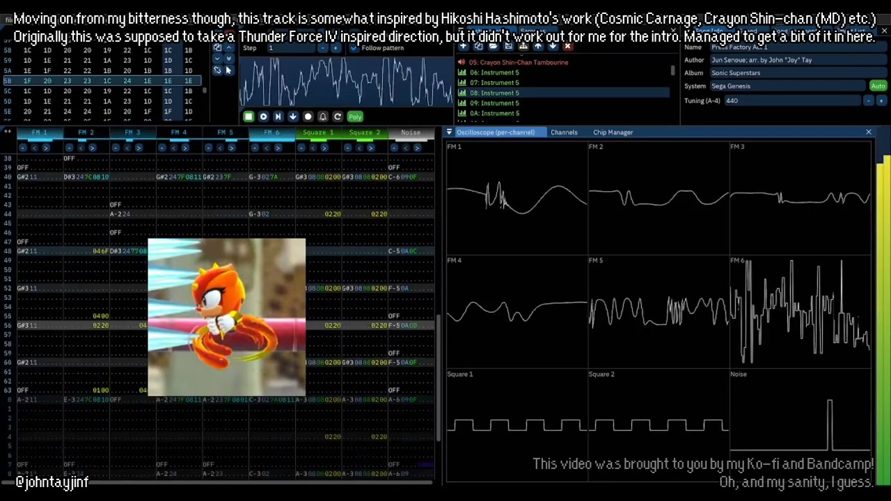 Sonic Superstars - Press Factory Act 1 (YM2612 + SN76489 Arrangement)