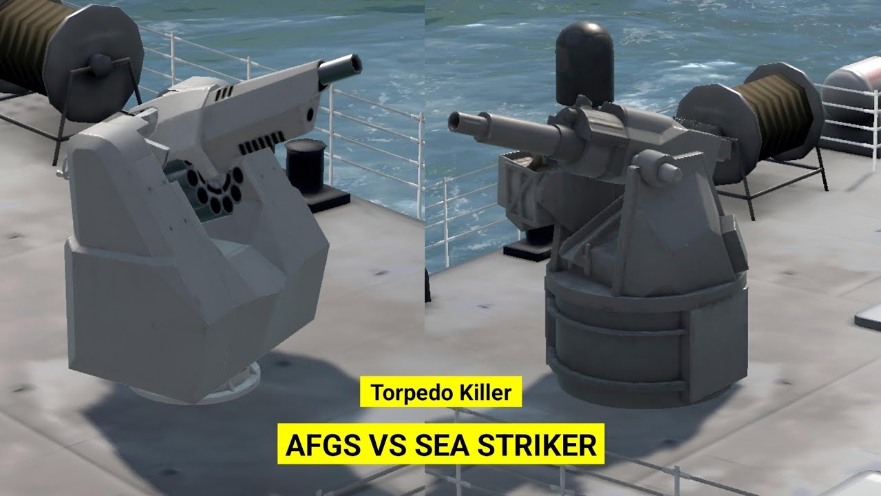 Mk 47 Sea Striker VS AFGS | Autocannon Comparison - Modern Warships Test