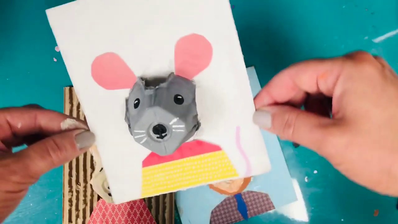 DIY ART at HOME- Egg Carton Animals by Viridian Art