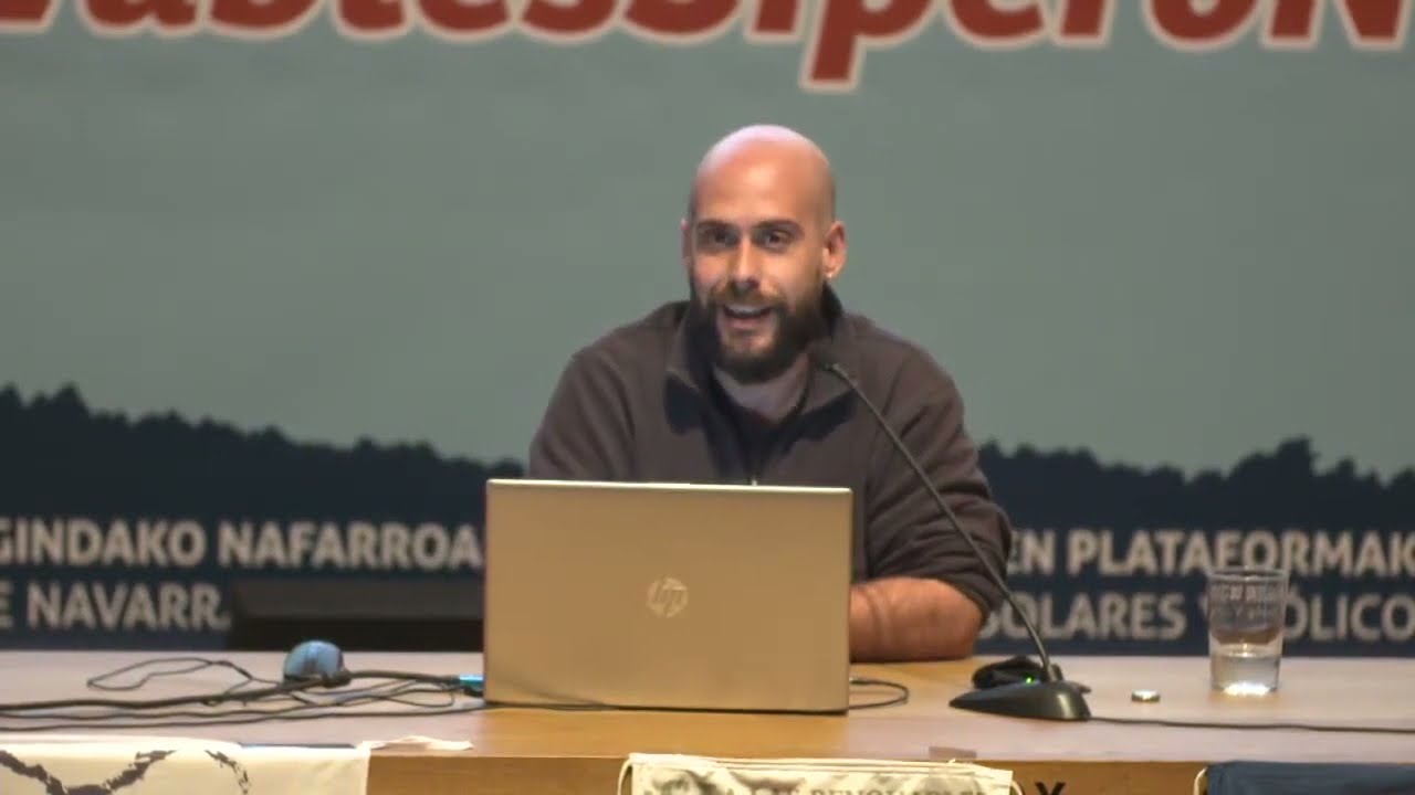 Adrián Almazán. Jornadas Renovables SI pero NO así. Iruñea 6-10-2021