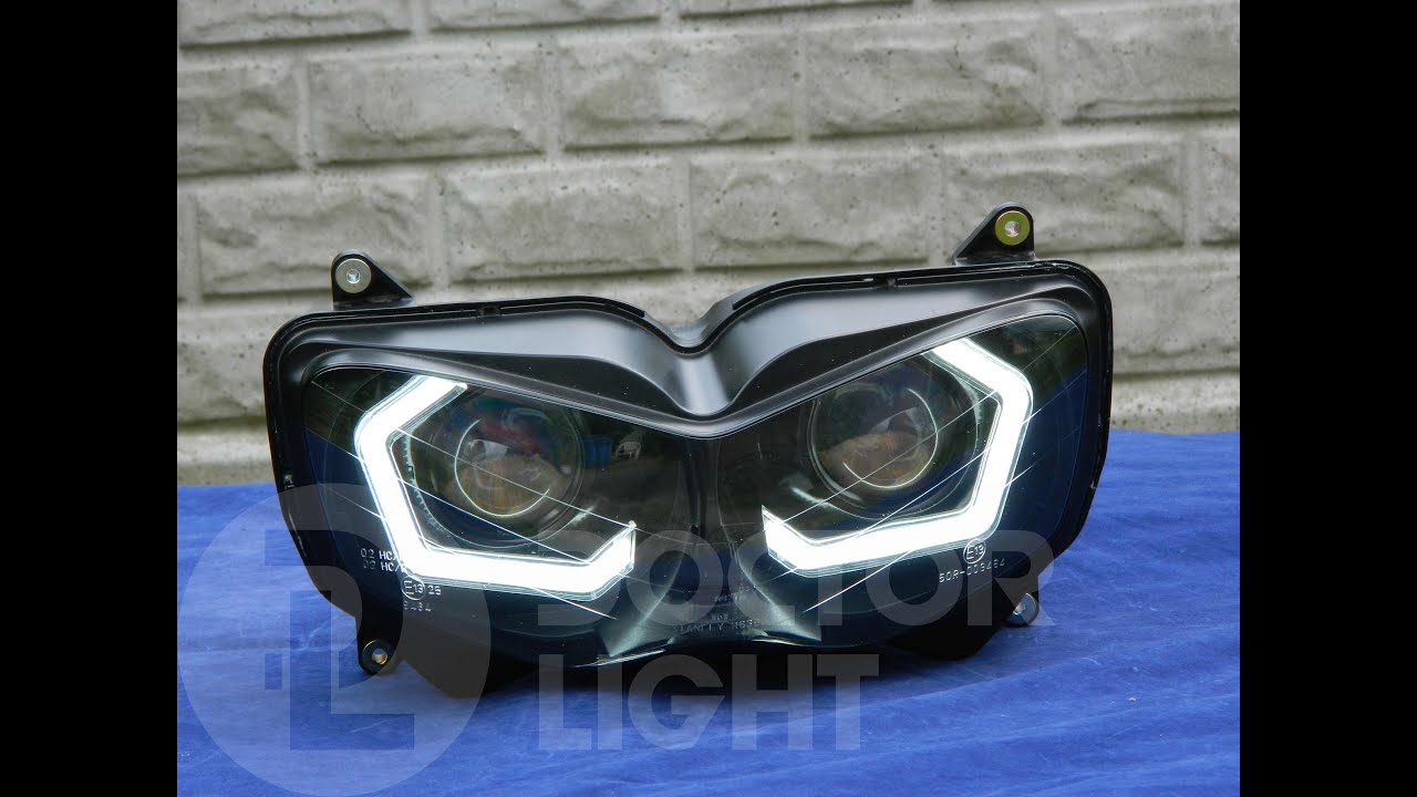 Honda Varadero Reflektor FULL LED. Wersja symetryczna 2 x Bi-Led + podkowy (DOCTOR LIGHT)