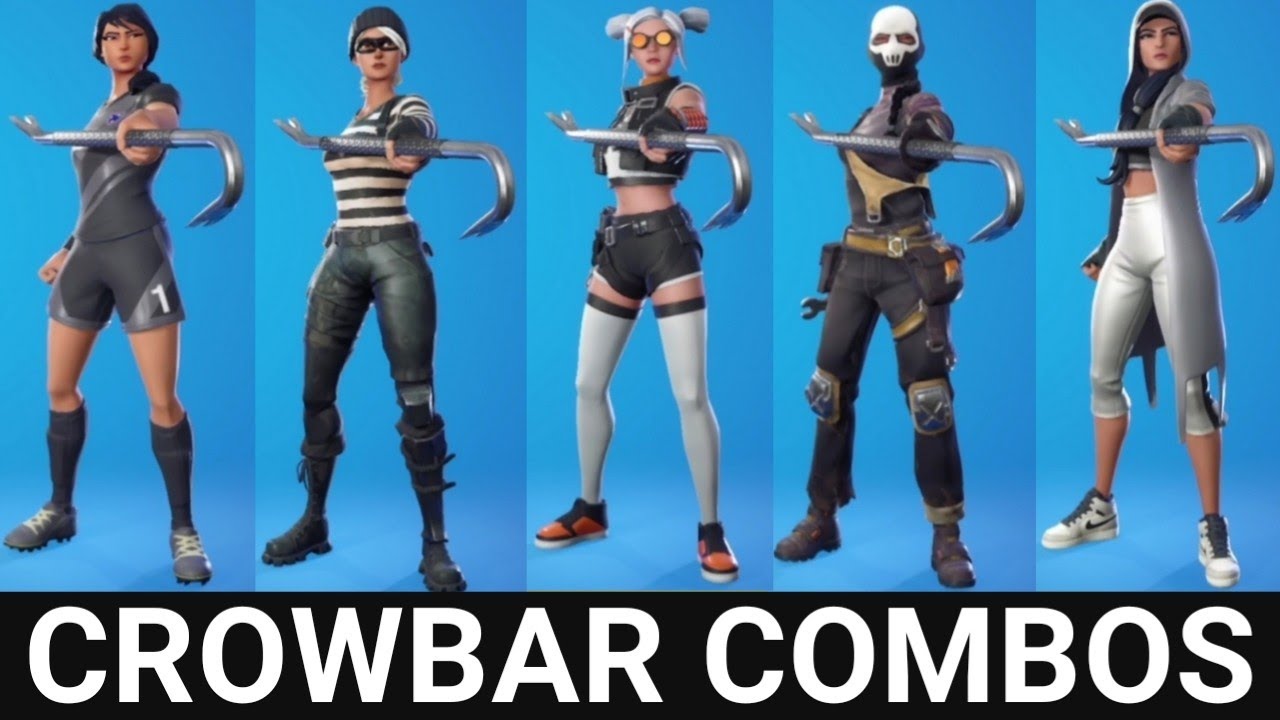 The Best TRYHARD Crowbar Pickaxe Combos In Fortnite!