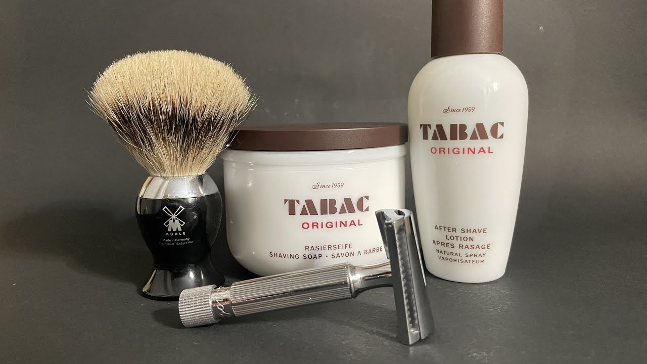 💈Apollo Slant💈Tabac Shaving Soap & ASL💈Mühle Brush
