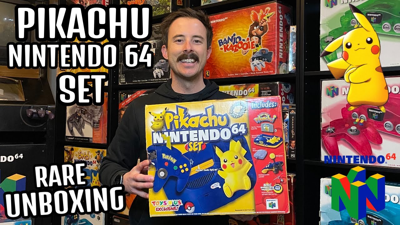 Nintendo 64 Pikachu Console Special Edition Bundle - Unboxing