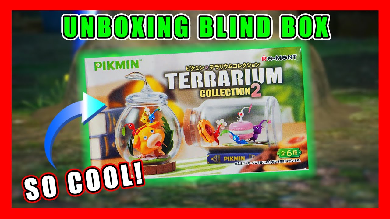 Pikmin 4 Terrarium Collection Unboxing!
