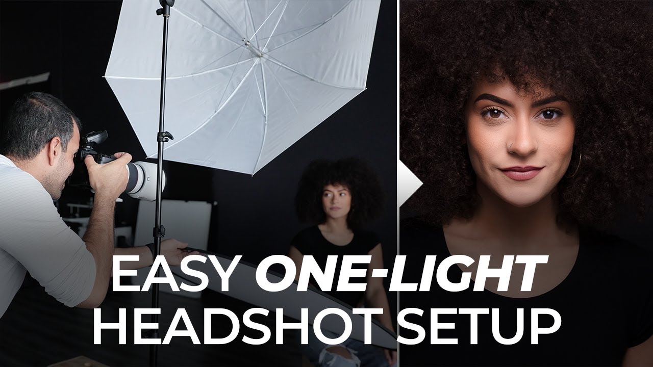The Easiest One-Light Setup for Professional Headshots | Master Your Craft