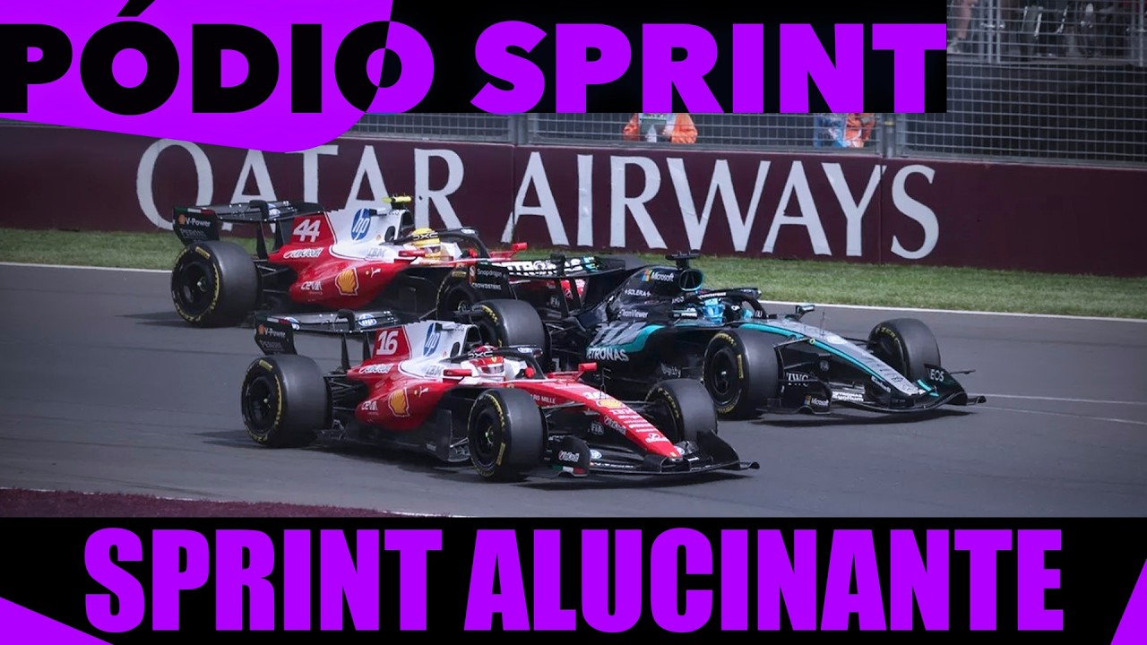 RUSSELL VENCE SPRINT INSANA e LECLERC SUPERA HAMILTON! Max é 9º e BORTOLETO 13º. FELIPE MOTTA DEBATE