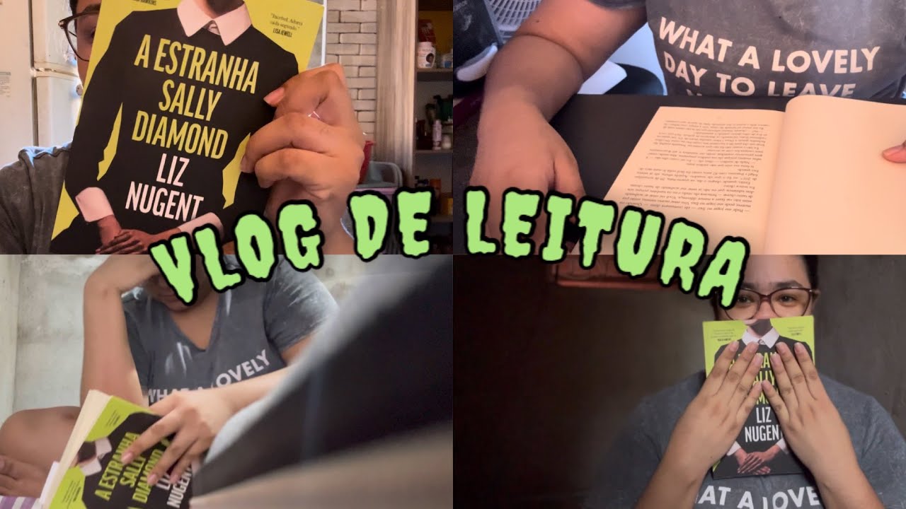 VLOG DE LEITURA | lendo A ESTRANHA SALLY DIAMOND em 3 dias