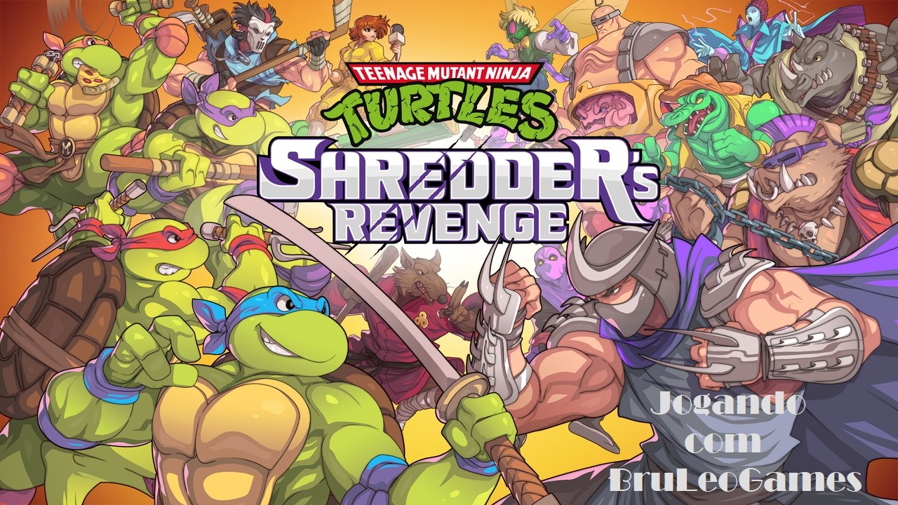 Teenage Mutant Ninja Turtles: Shredder's Revenge Coop. com o Gustavo e Márcio Em Busca da Platina #7