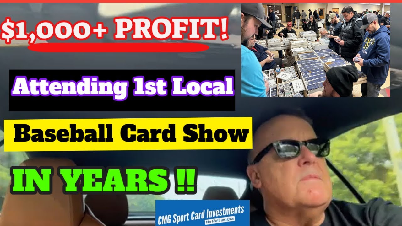 Simple $1,000 Profit at LOCAL BASEBALL CARD SHOW