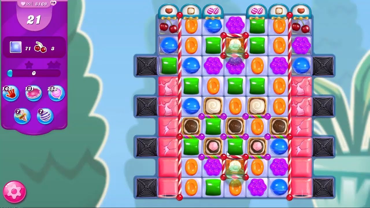 Candy Crush Saga Level 8169 NO BOOSTERS