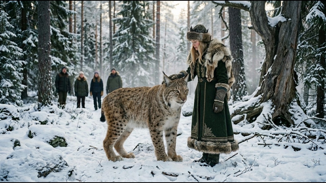 The Northern Lynx Attacked Anyone Who Came Close — But Let Her Touch Its Fur