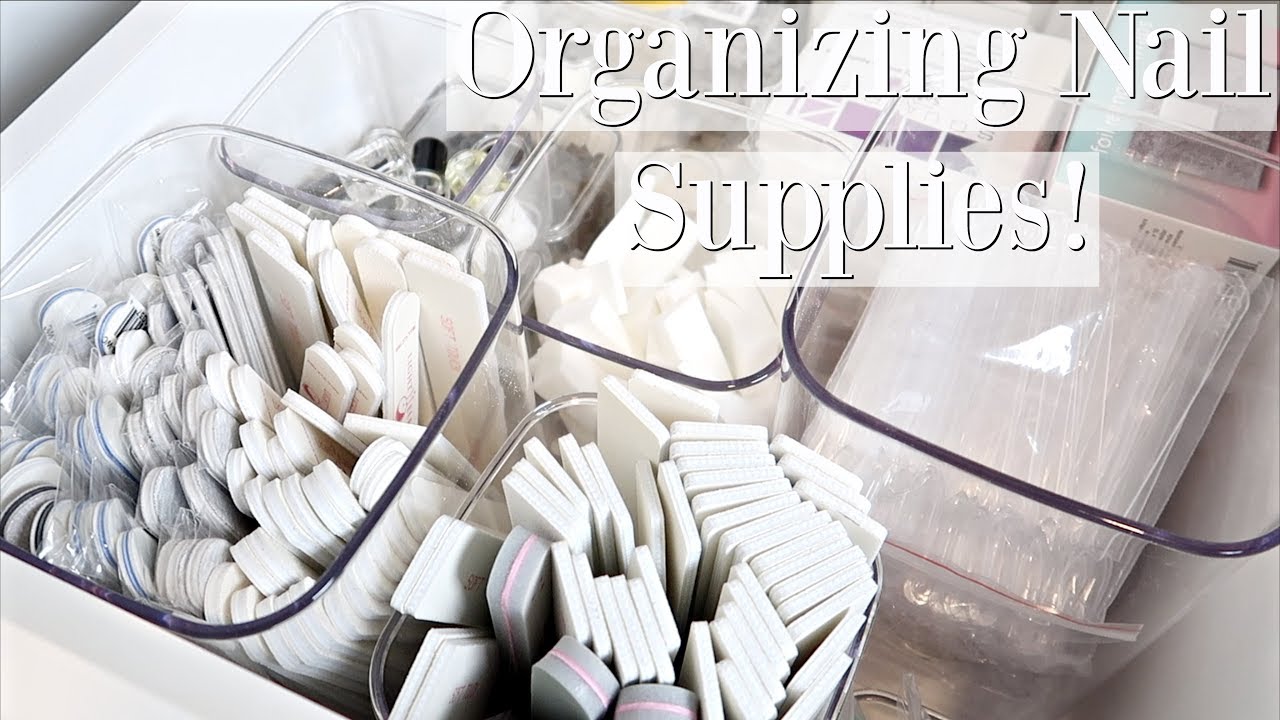 How to Organize Your Nail Supplies!