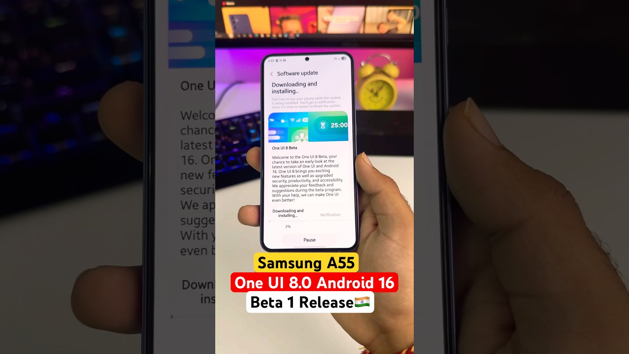 Samsung A55 One UI 8.0 Android 16 Beta 1 Features🔥