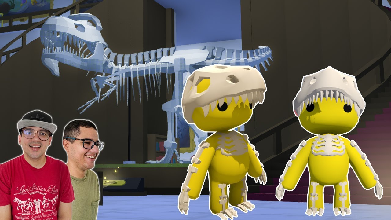 VIRAMOS DINOSSAUROS DE ESQUELETO NA CIDADE DE MASSA DE MODELAR!! - Wobbly life