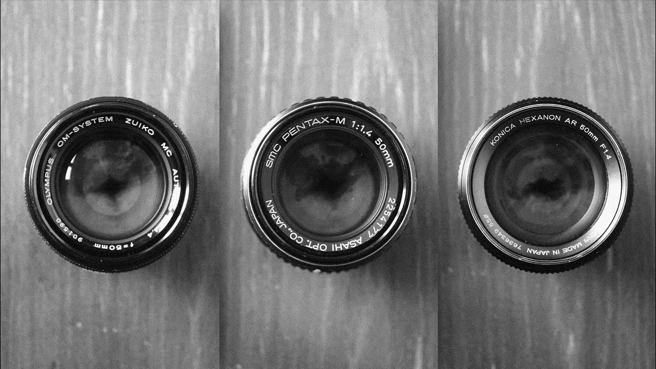Olympus vs Pentax vs Konica: Battle of the Fast Fifties. A Vintage 50mm f/1.4 Lens Comparison. Pt. 2