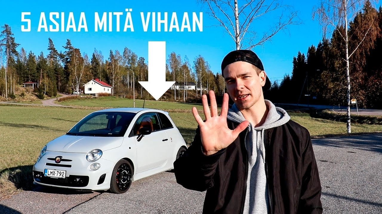 5 asiaa mitä VIHAAN mun Abarthissa!  |  VLOG 3  |  CARS WITH ROBERT