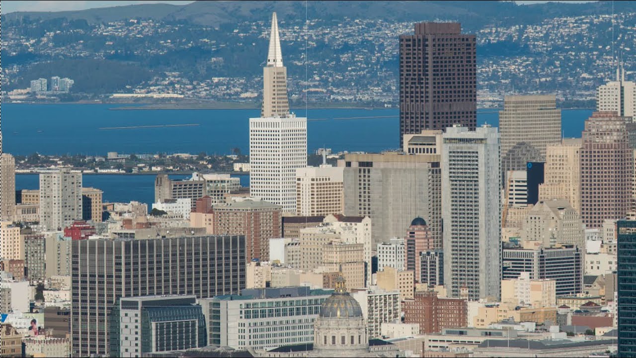 Panorama of San Francisco - Ultra high resolution (viewed from Twin Peaks)